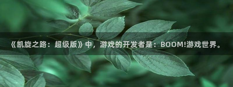 三牛娱乐官网登录入口下载手机版：《凯旋之路：超级版》中，游戏