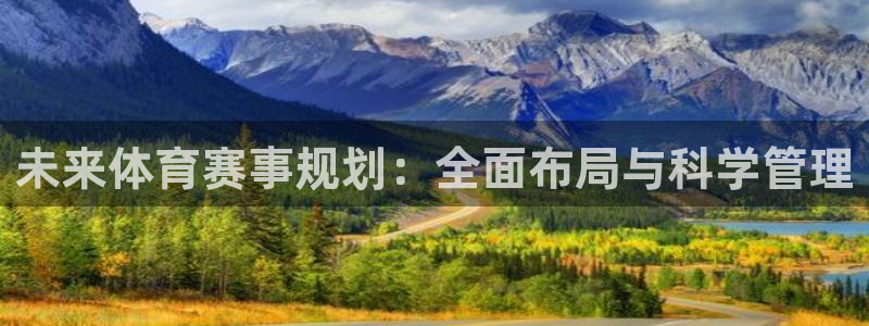 b体育必一运动官网：未来体育赛事规划：全面布局与科学管理